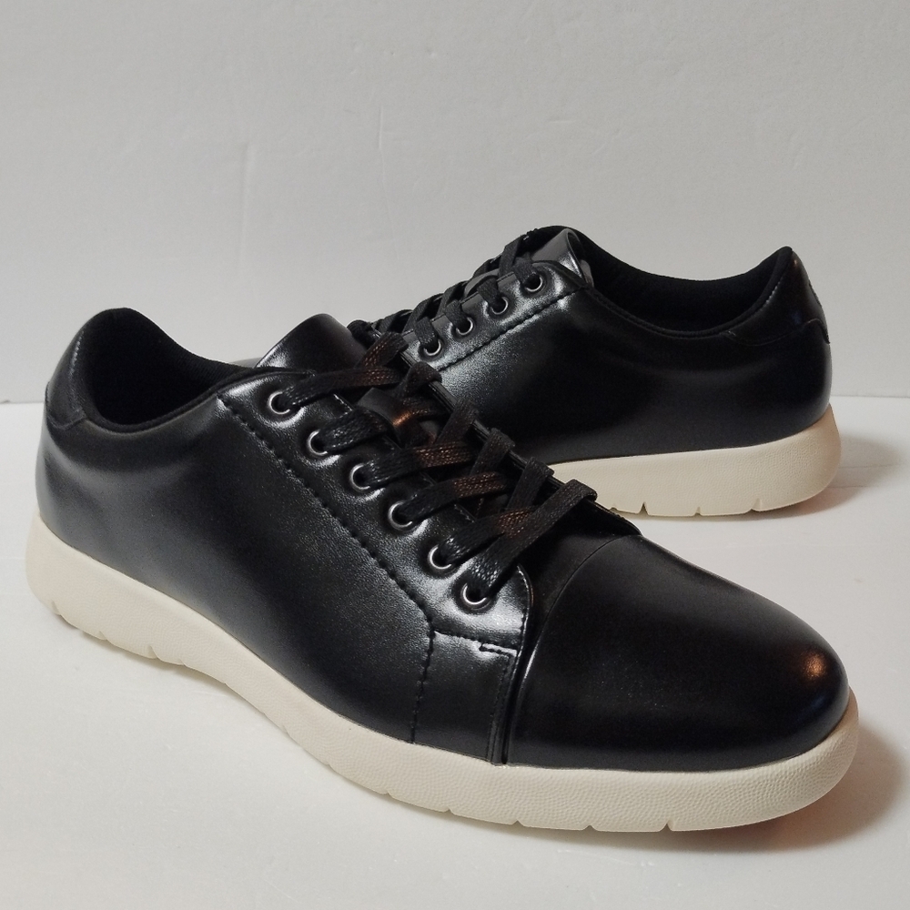 Stacey Adams NWOT Men's Howell Black W/White Sole Casual Sneaker Size 9.5M
